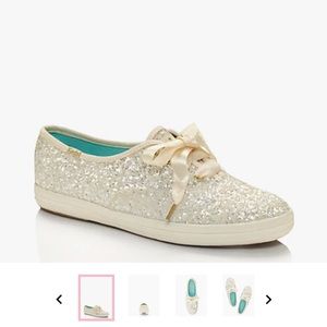 Kate Spade x Ked’s 9.5 Cream Sparkle